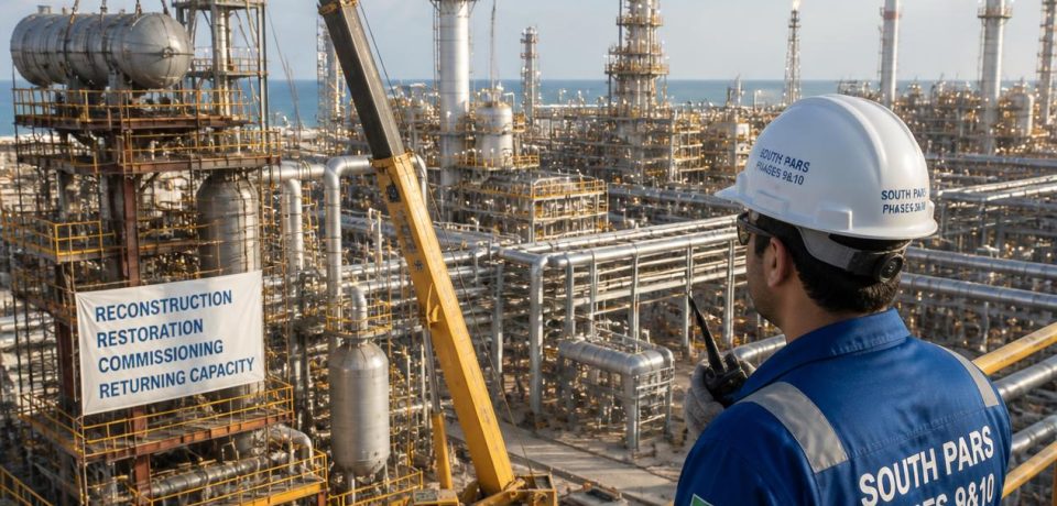 بازسازی پالایشگاه فازهای ۹ و ۱۰ پارس جنوبی پس از جنگ؛ بررسی فنی خسارت، تقسیم کار OIEC و پایندان و مسیر بازگشت تولید (3)